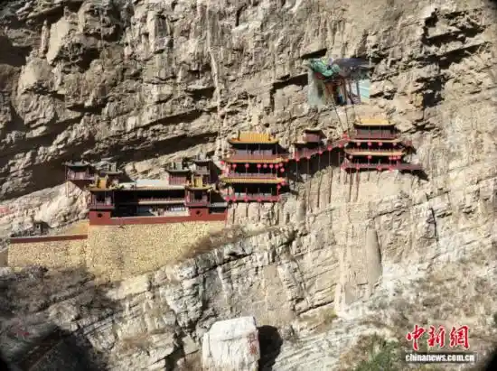山西创新方案守护千年悬空寺，古建保护焕发新活力